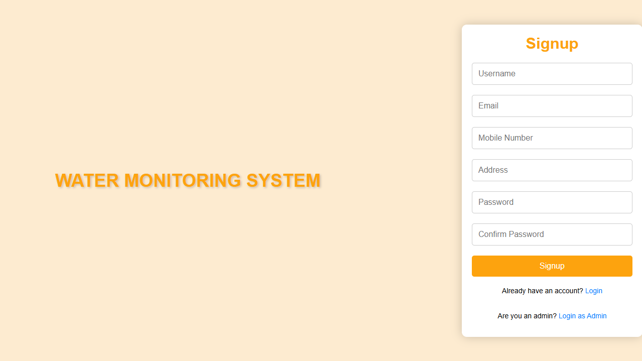 Water Monitoring System