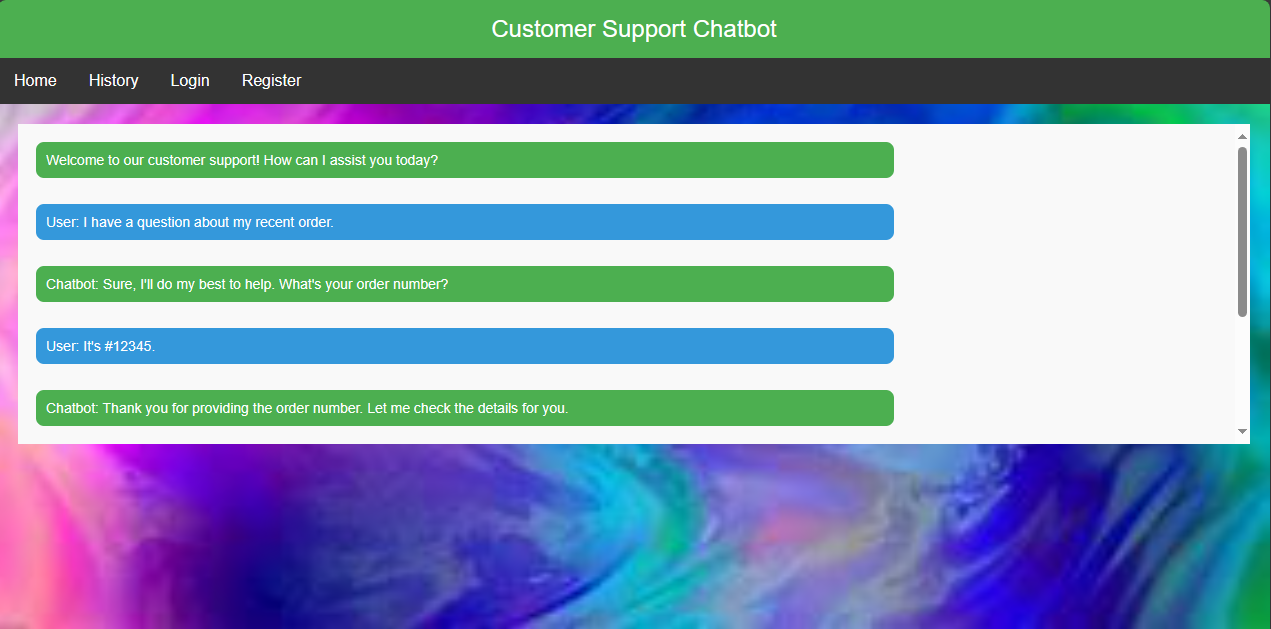 Simple Customer Support Chatbot